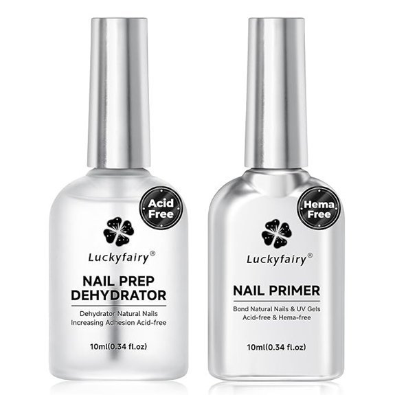 Luckyfairy Nail Dehydrator & Primer Kit for Gel & Press-Ons