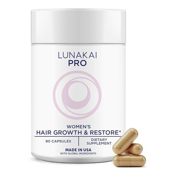 Lunakai Hair Growth Supplement for Women (90 Capsules)