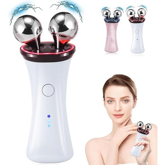 Microcurrent Facial Device for Face & Neck (White)