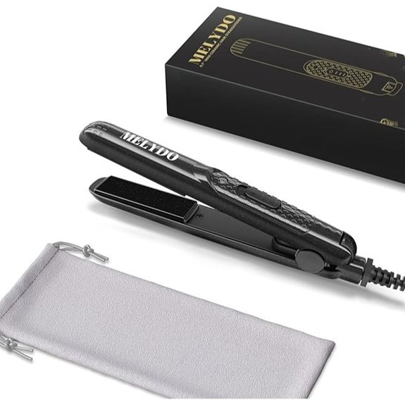 Mini Ceramic Tourmaline Flat Iron for Short Hair