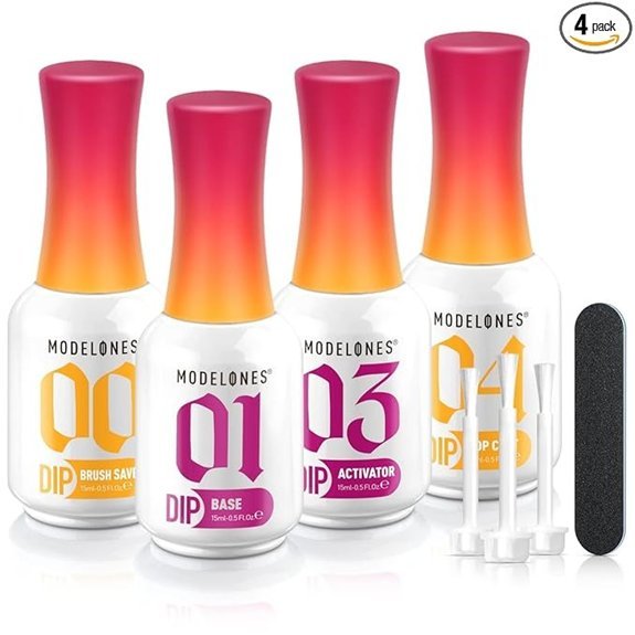 Modelones Dip Powder Liquid Set 8-Pieces (15ml)