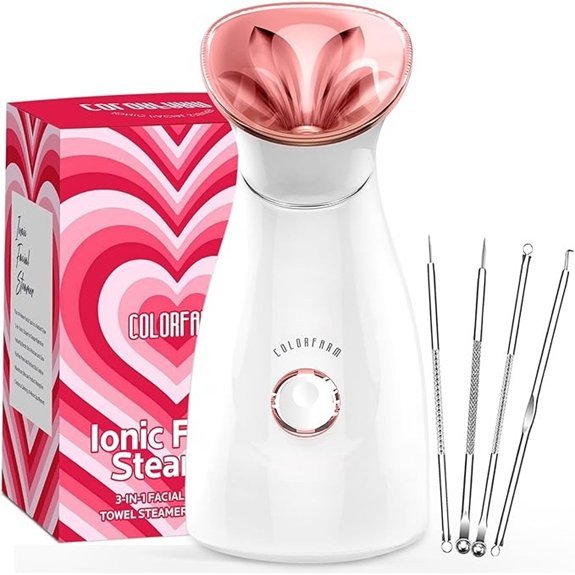 Colorfarm Nano Ionic Facial Steamer for Deep Cleaning