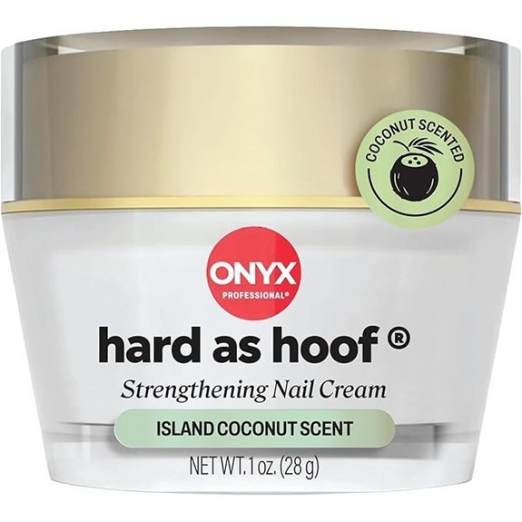 Onyx Professional Nail Strengthening Cream Coconut Scent 1 oz