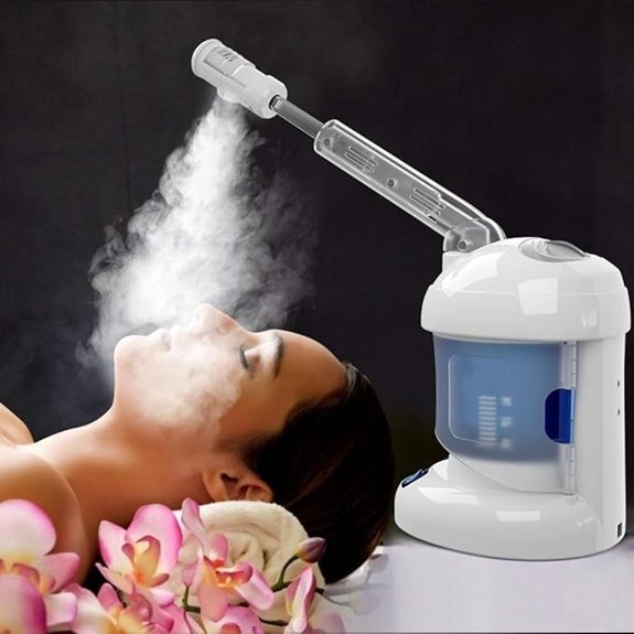 Ozone Facial Steamer with Extendable Arm for Deep Cleaning