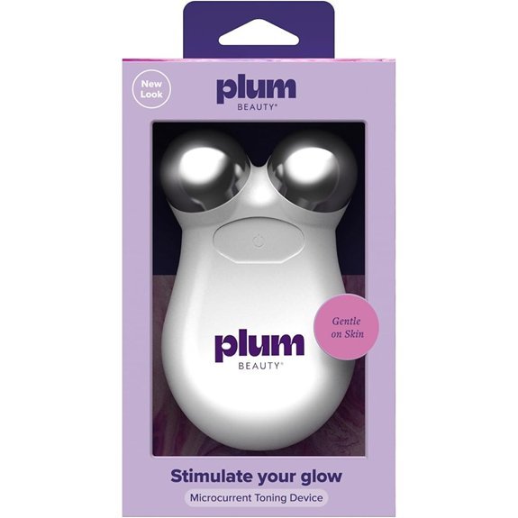 Plum Beauty Microcurrent Toning Device for Skin Tightening
