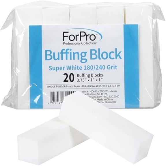 ForPro Professional Buffing Block 180/240 Grit 20-Count