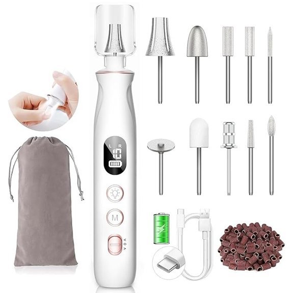 Professional Electric Nail Drill Kit for Manicure and Pedicure