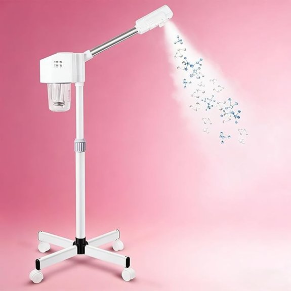 Professional Facial Steamer Height Adjustable White