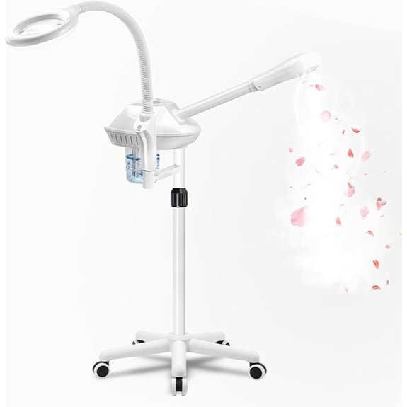Professional Facial Steamer with 5X Magnifying Lamp