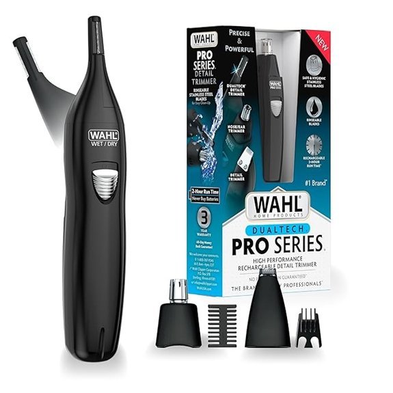 Wahl Pro Series Rechargeable Eyebrow Ear & Nose Hair Trimmer