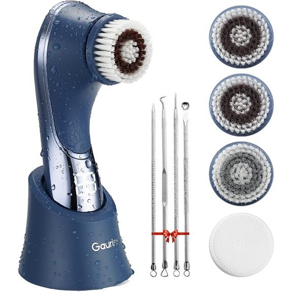 Rechargeable Waterproof Electric Facial Cleansing Brush for Deep Cleansing