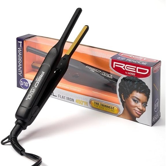 Red by Kiss 0.3 Pencil Flat Iron for Short Hair