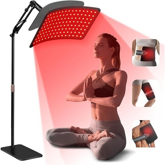 INTEO Red Light Therapy Body & Face Lamp