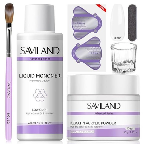 SAVILAND Acrylic Nail Kit for Beginners with Powder & Liquid Set
