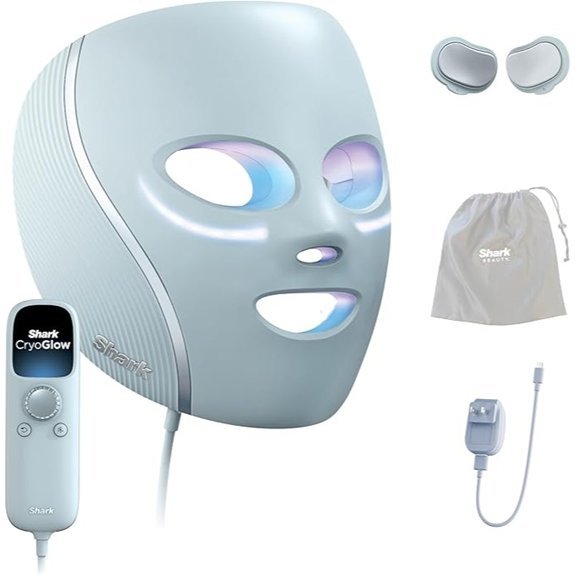 Shark CryoGlow LED Face Mask with Red & Blue Light Therapy (FW312)