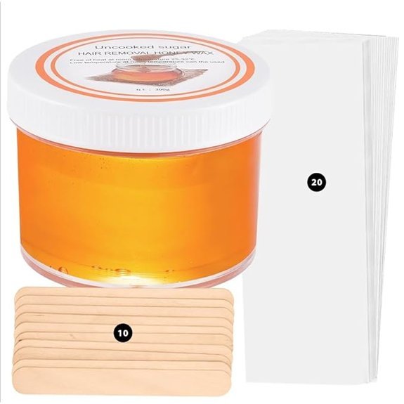 Sugar Wax Kit for Hair Removal (10.6oz)