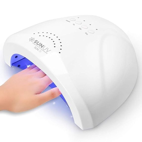 SUNUV UV LED Nail Lamp with 3 Timers (SUNone White)