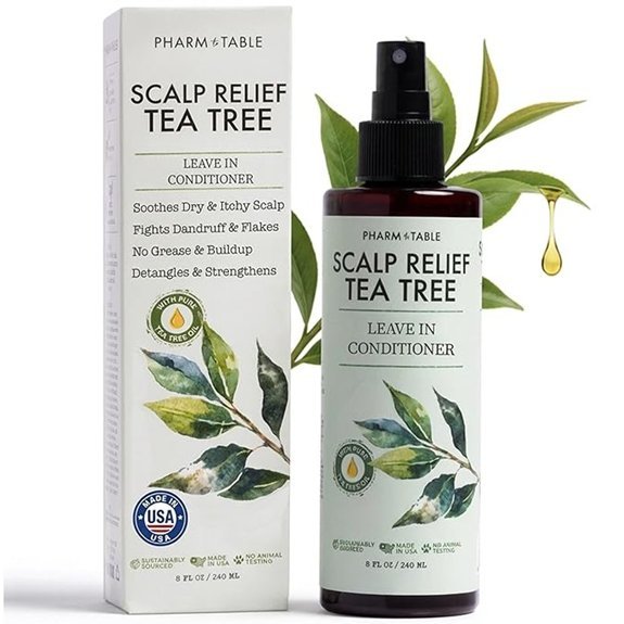 Tea Tree Leave-In Conditioner Spray for Scalp Treatment