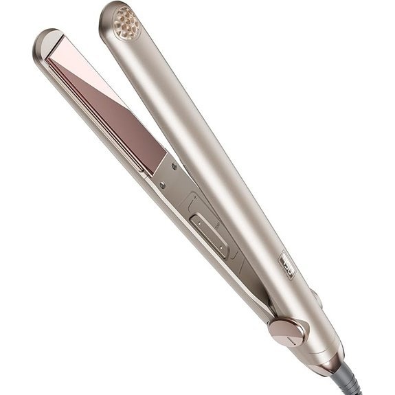 TYMO Titanium Flat Iron Hair Straightener (1 Inch Dual Voltage)