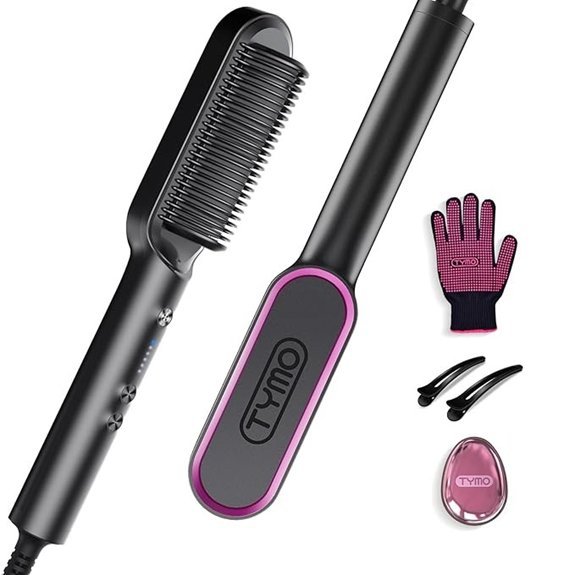 TYMO Ring Hair Straightener Brush for Women