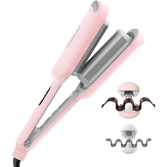 TYMO ROVY Beach Waves Curling Wand 1.25 Inch