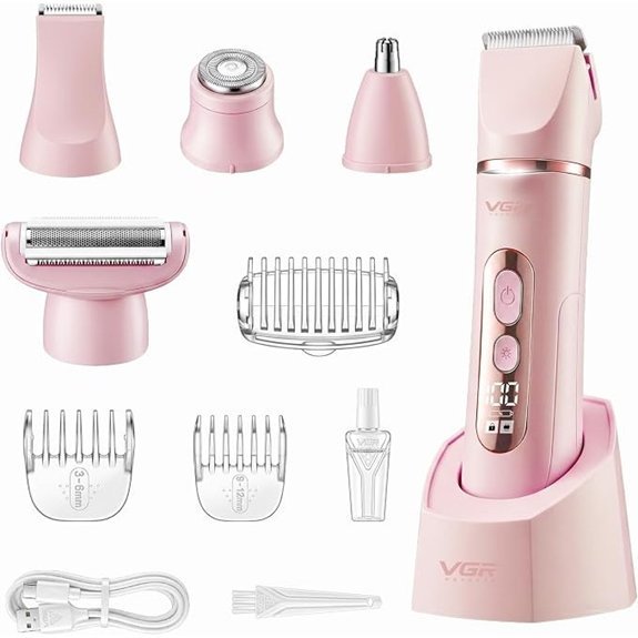 VGR 5-in-1 Electric Bikini Trimmer for Women (V-763)