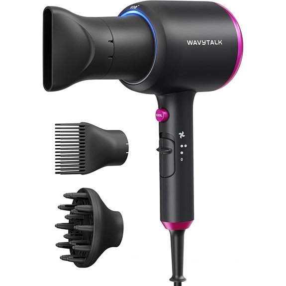 Wavytalk Ionic Hair Dryer with Diffuser (1875W)