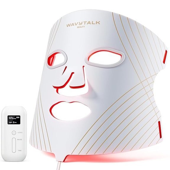 Wavytalk Red Light Therapy Face Mask (White)