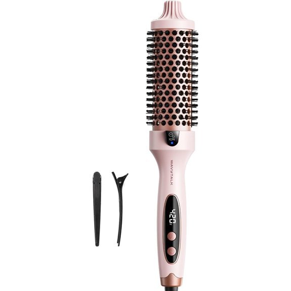 Wavytalk Thermal Round Brush for Blowout Look (Pink)