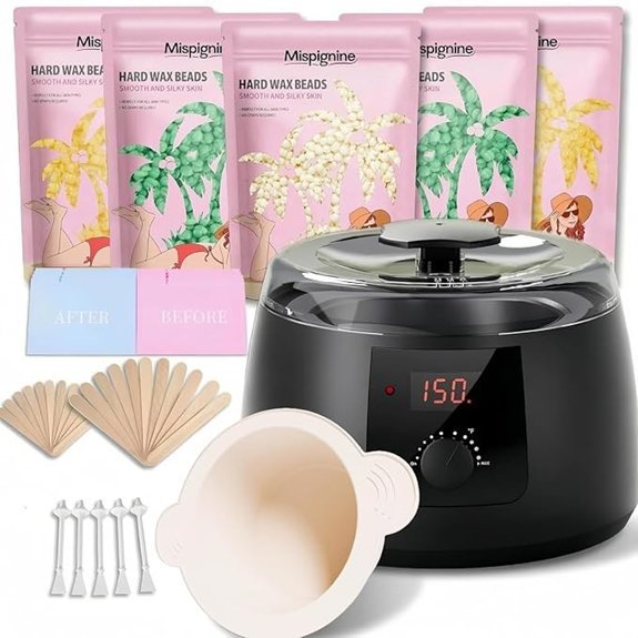 Waxing Kit for Women with Wax Warmer & Beads