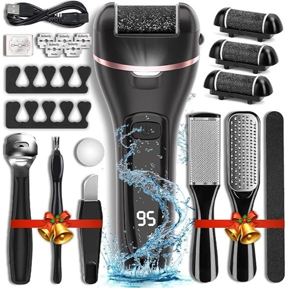 Wea&Hea Electric Foot File Callus Remover (17-in-1 Kit)
